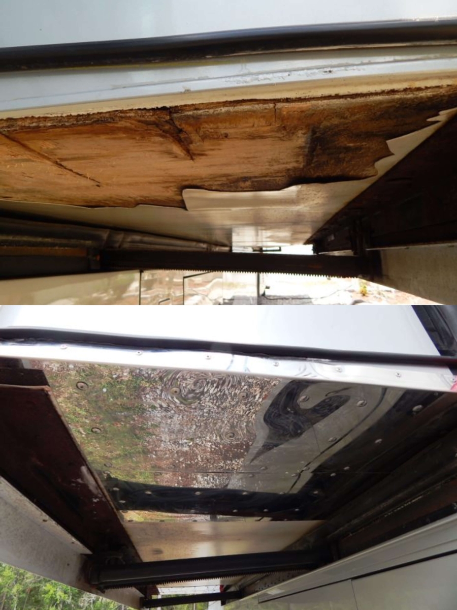 Slide-Out Floor Repair for Damaged or Rotted Flooring using Guardian Plates